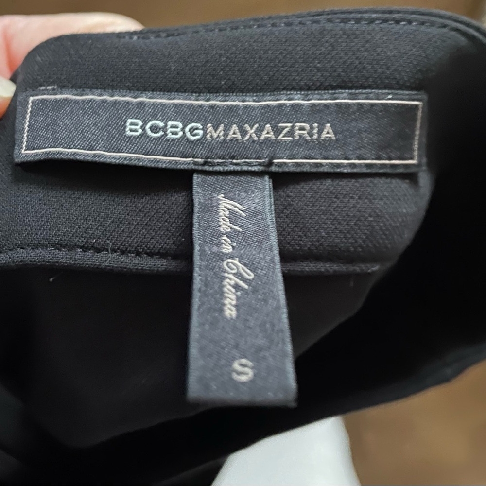 BCBGMaxAzria Classic Wide Leg Black Pant